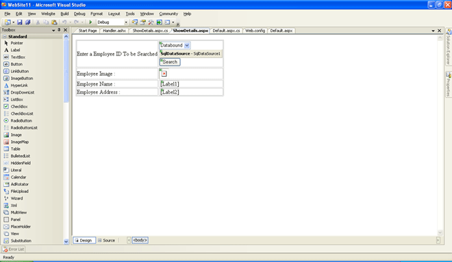 ASP.NET (Web Application) in Image Control