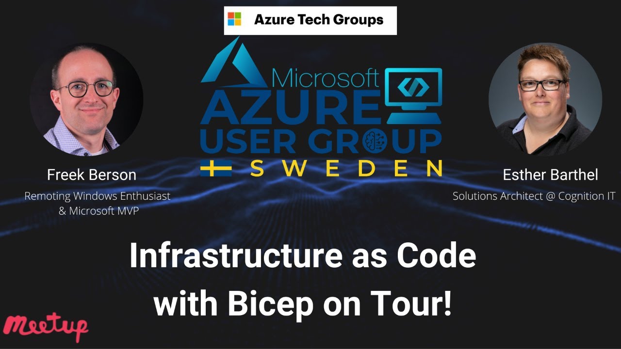 Infrastructure As Code With Bicep On Tour - Azure User Group Sweden