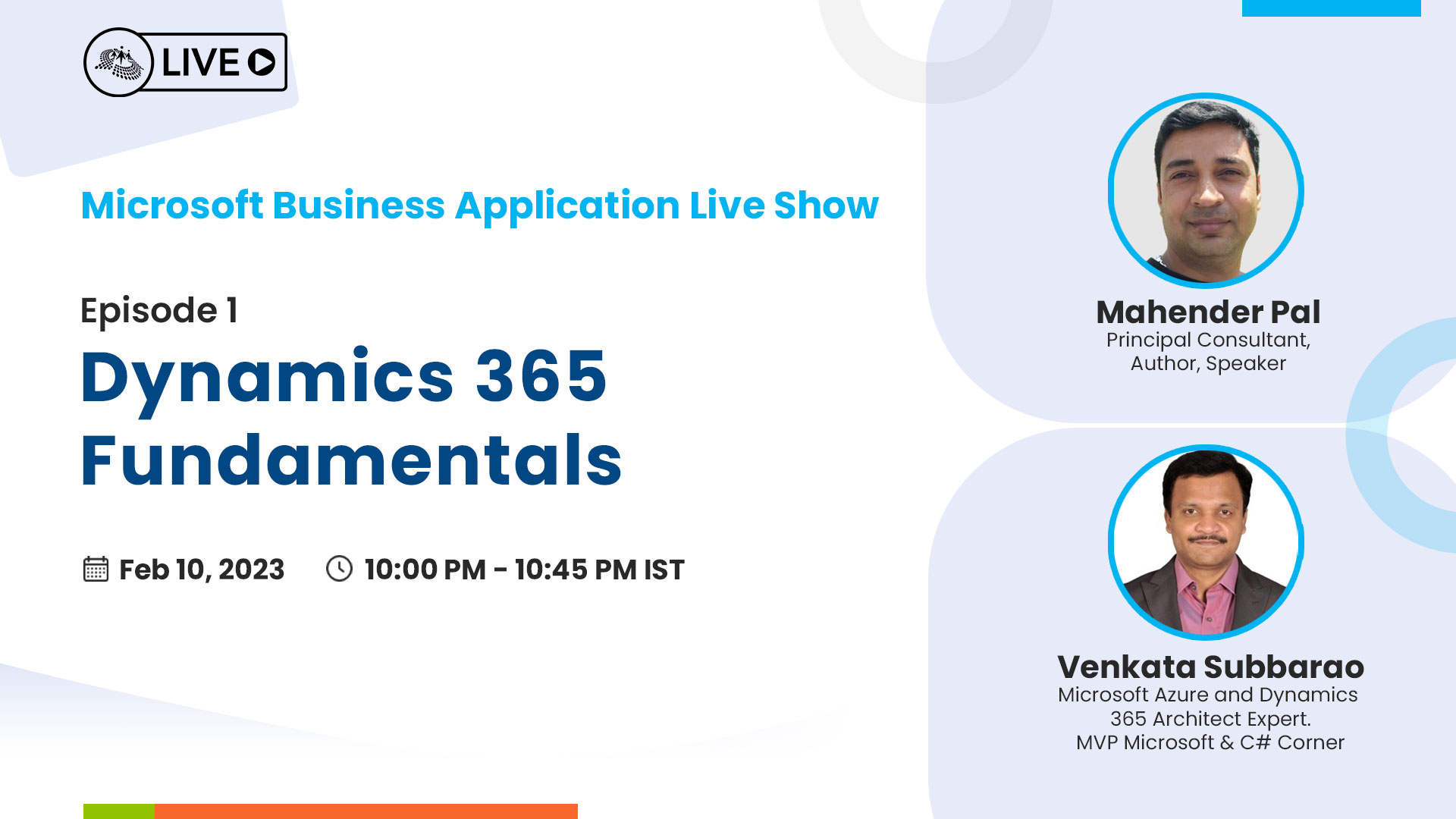 Dynamics 365 Fundamentals - Microsoft Business Application Live Show Ep. 1