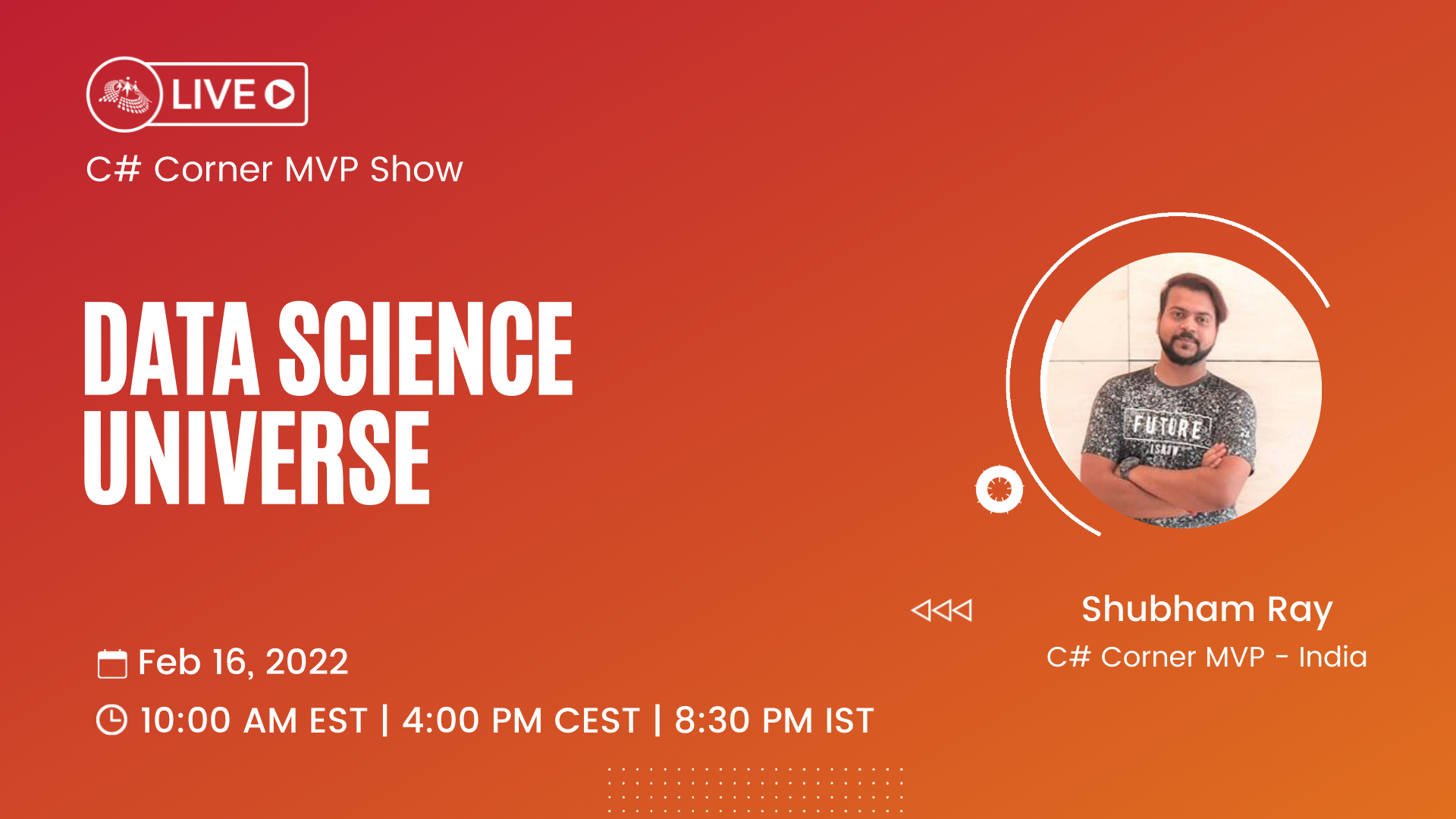 Data Science Universe - MVP Show ft. Subham Ray