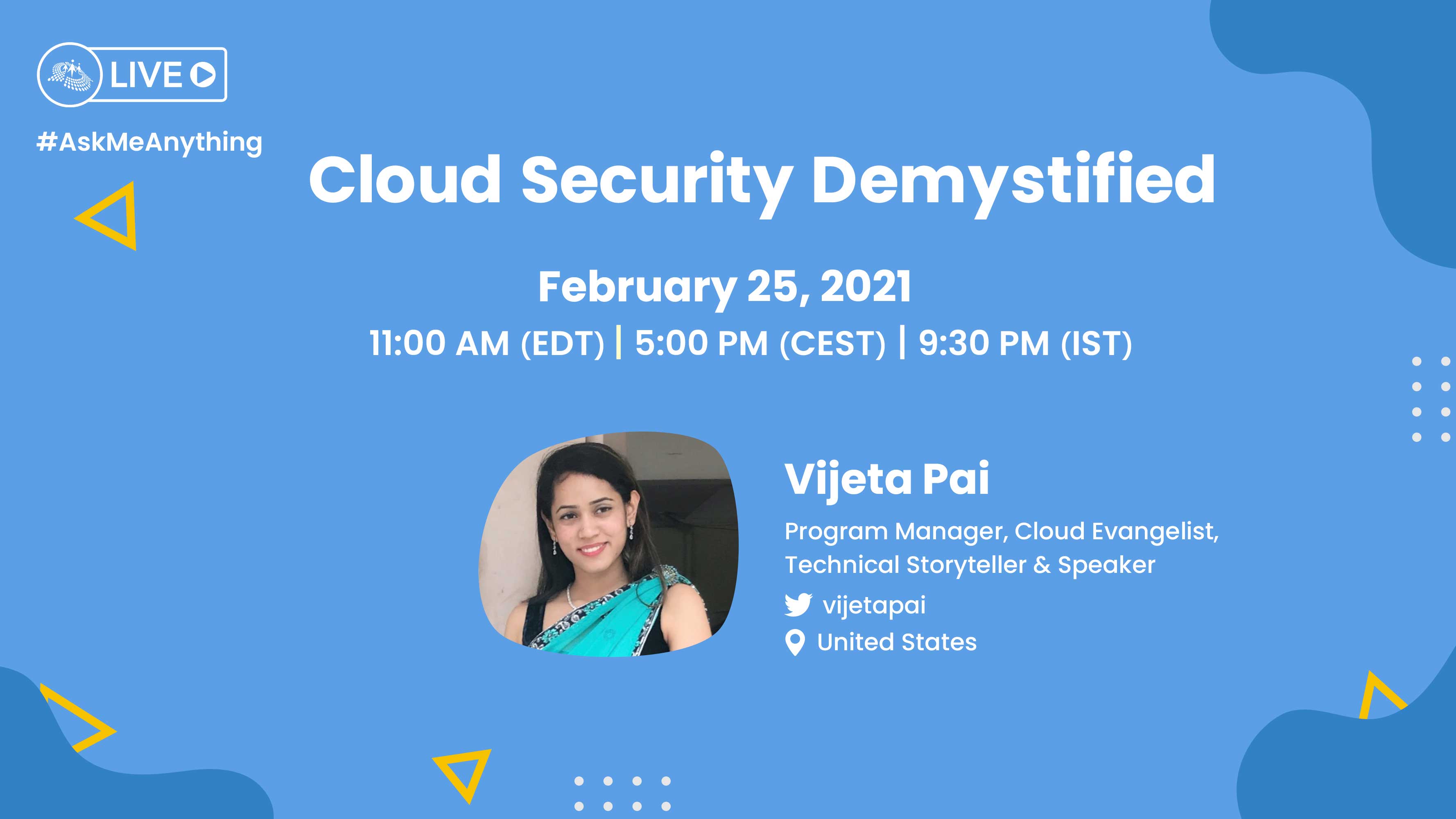 Cloud Security Demystified - AMA