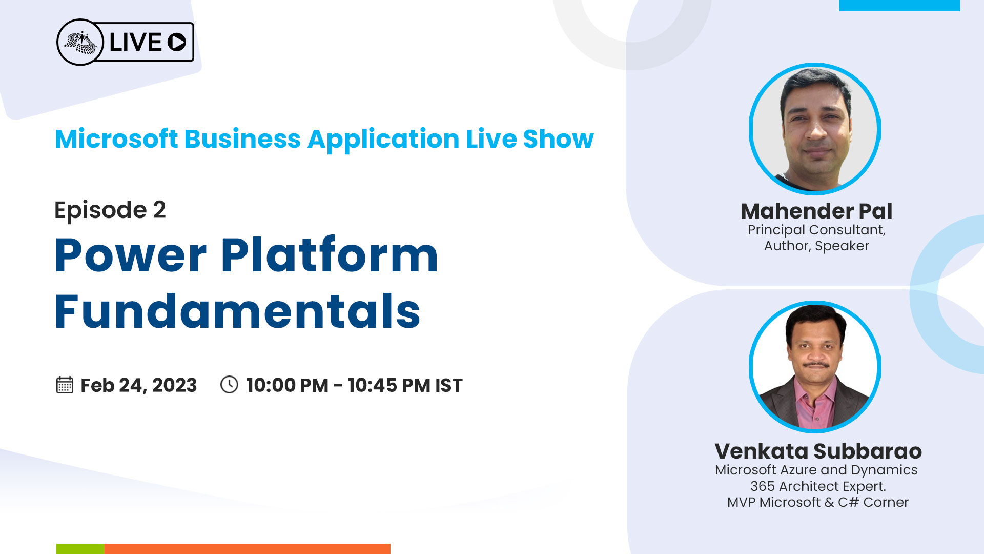 Power Platform Fundamentals - Microsoft Business Application Live Show Ep. 2