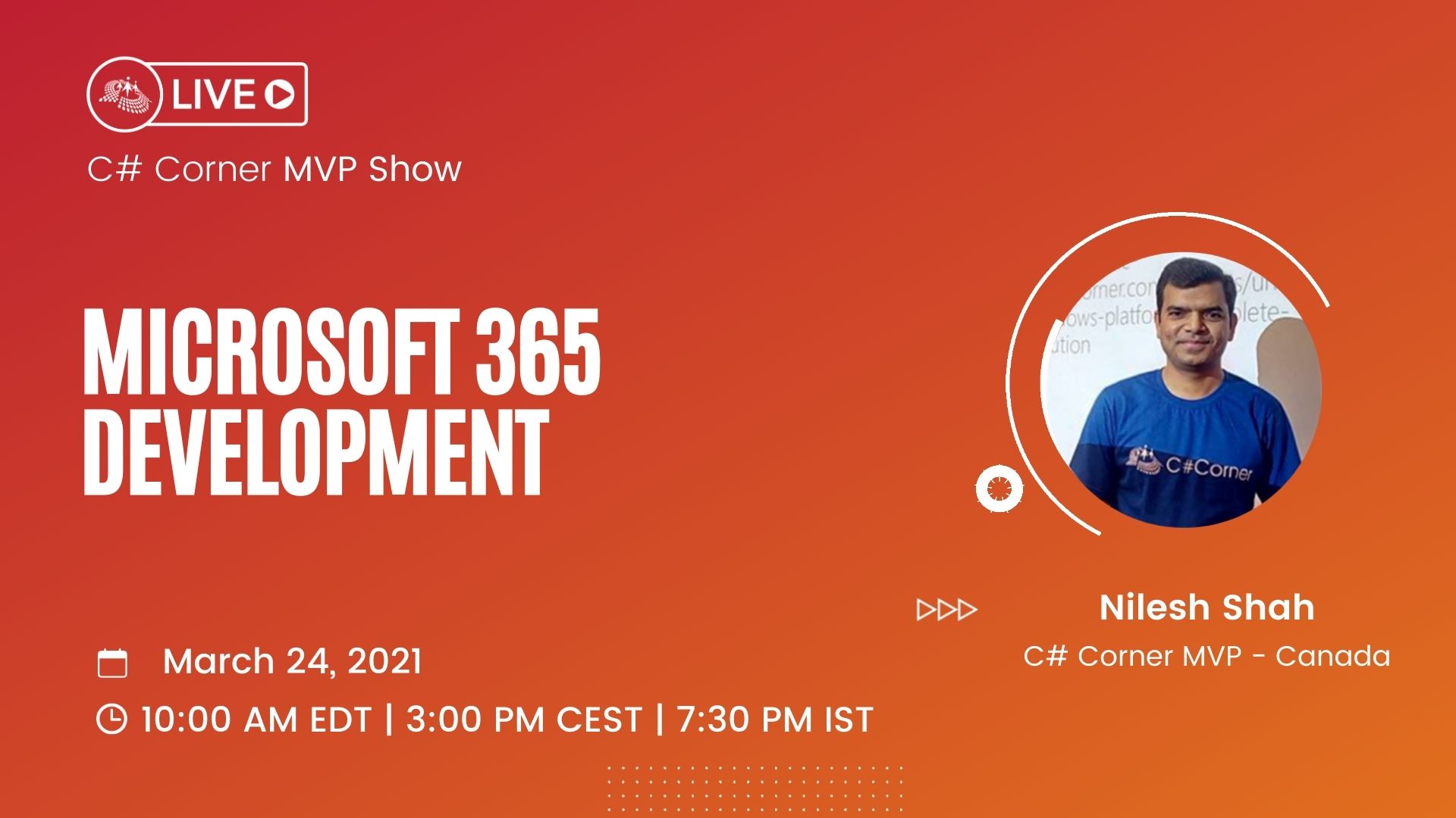 Microsoft 365 Development - MVP Show ft. Nilesh Shah