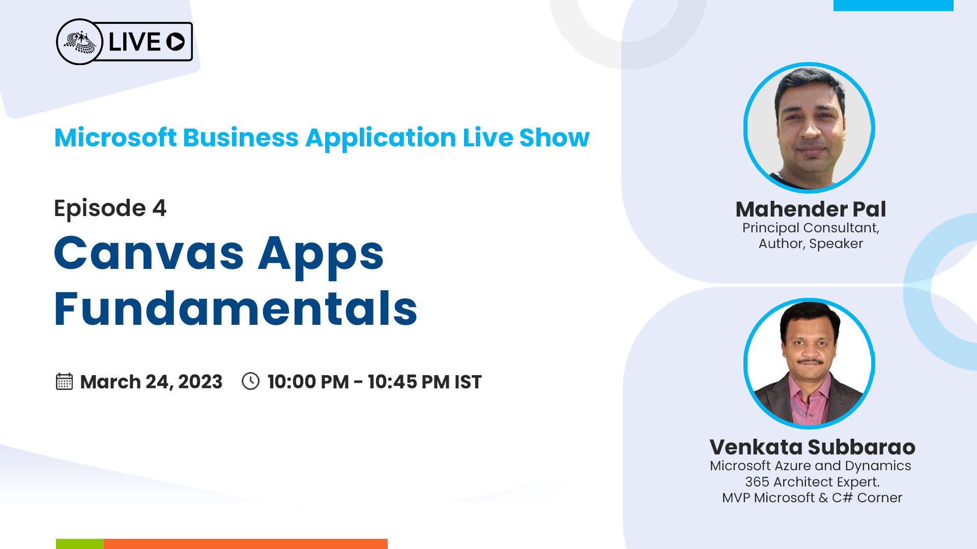 Microsoft Business Application Live Show - Canvas Apps Fundamentals - Ep. 4