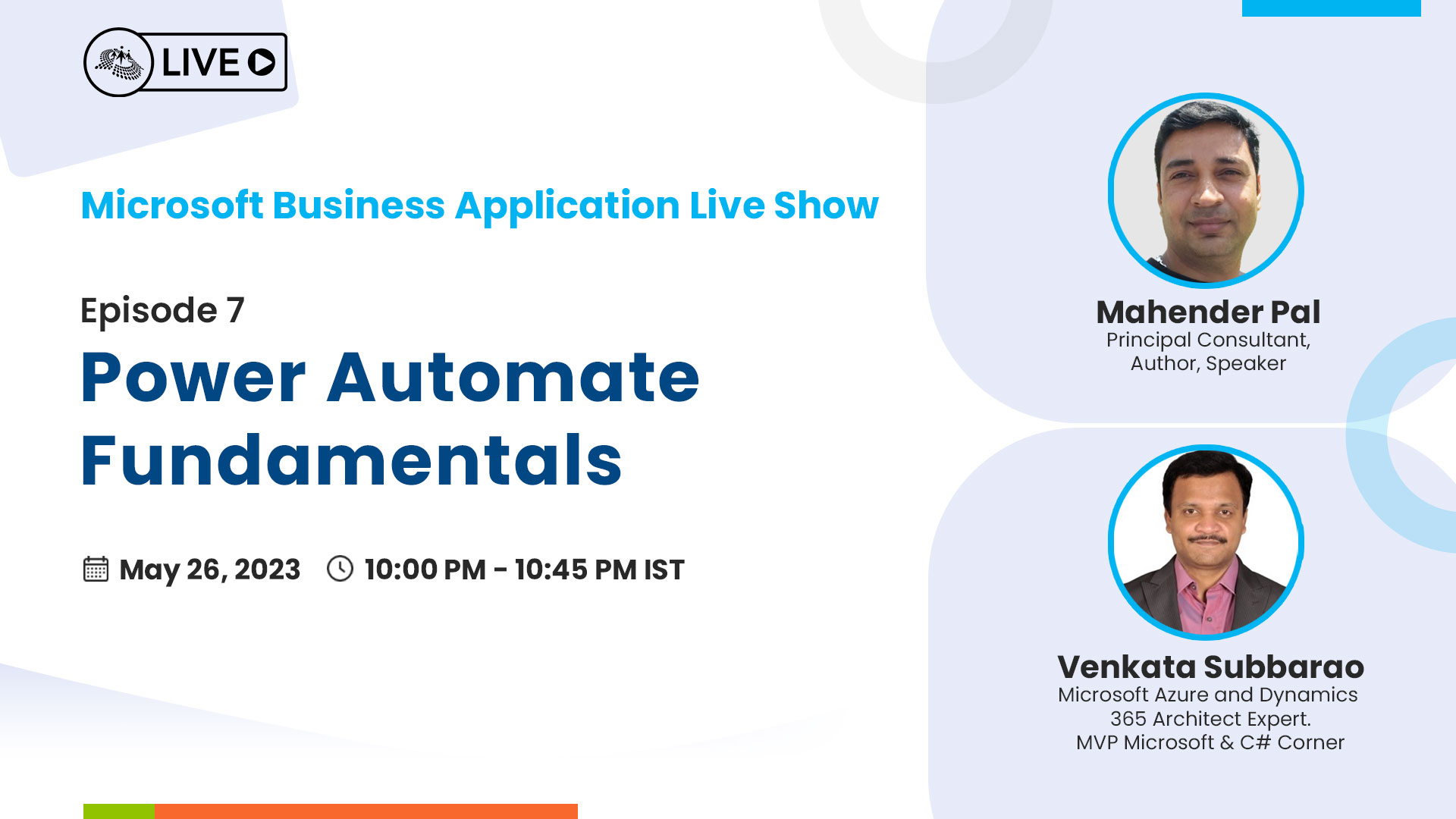 Microsoft Business Application Live Show - Power Automate Fundamentals - Ep.7