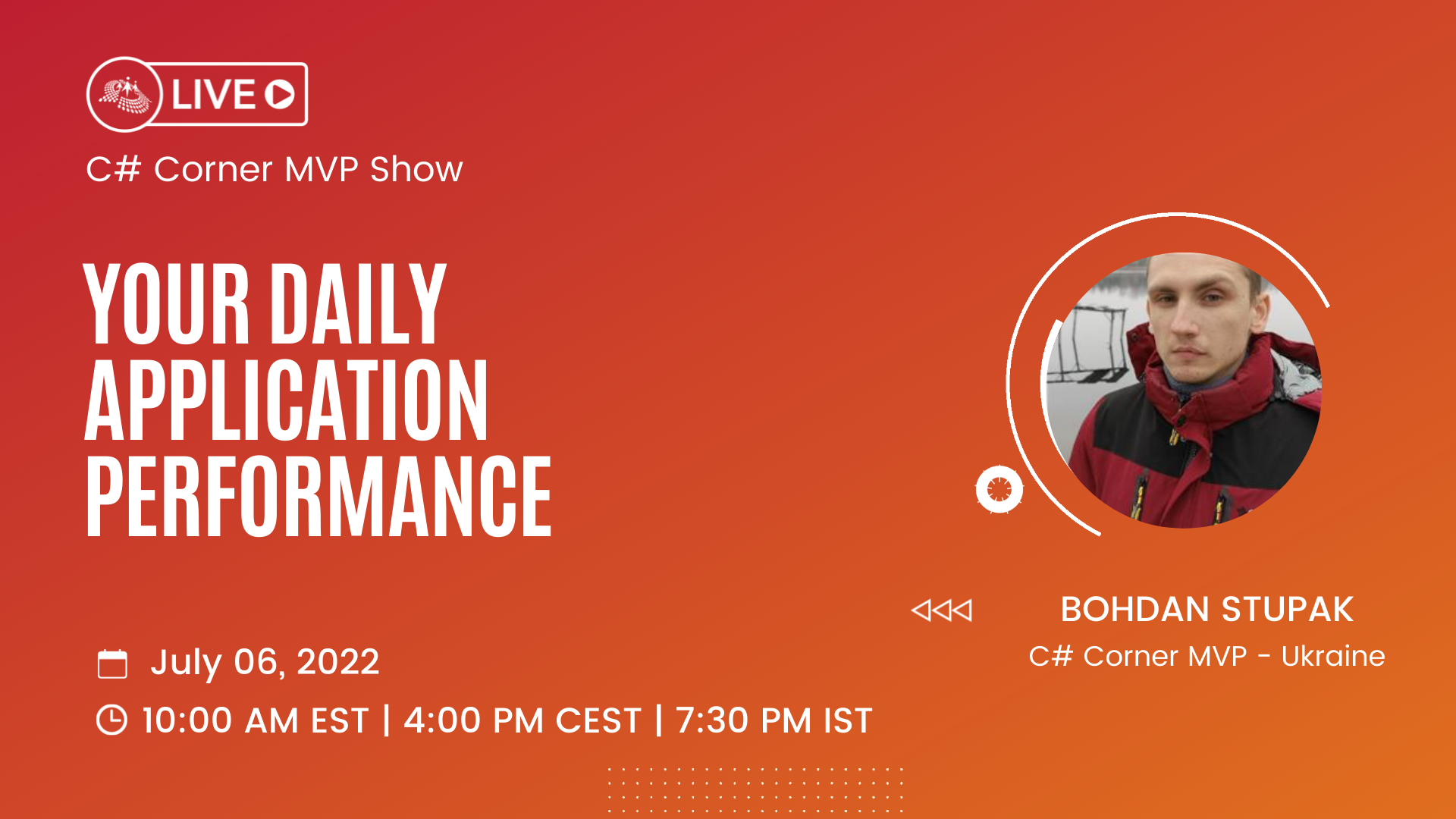 Your Daily Application Performance - MVP Show ft. Bohdan Stupak