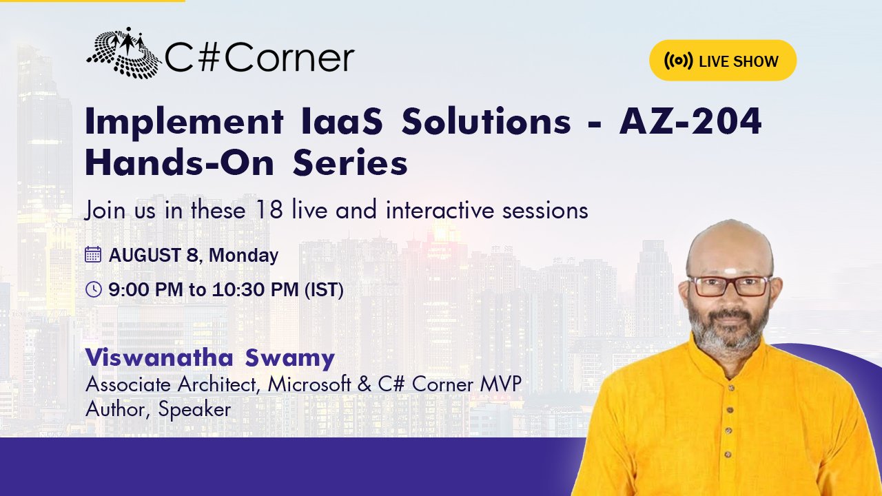 Implement IaaS Solutions - AZ-204 Hands-On Series