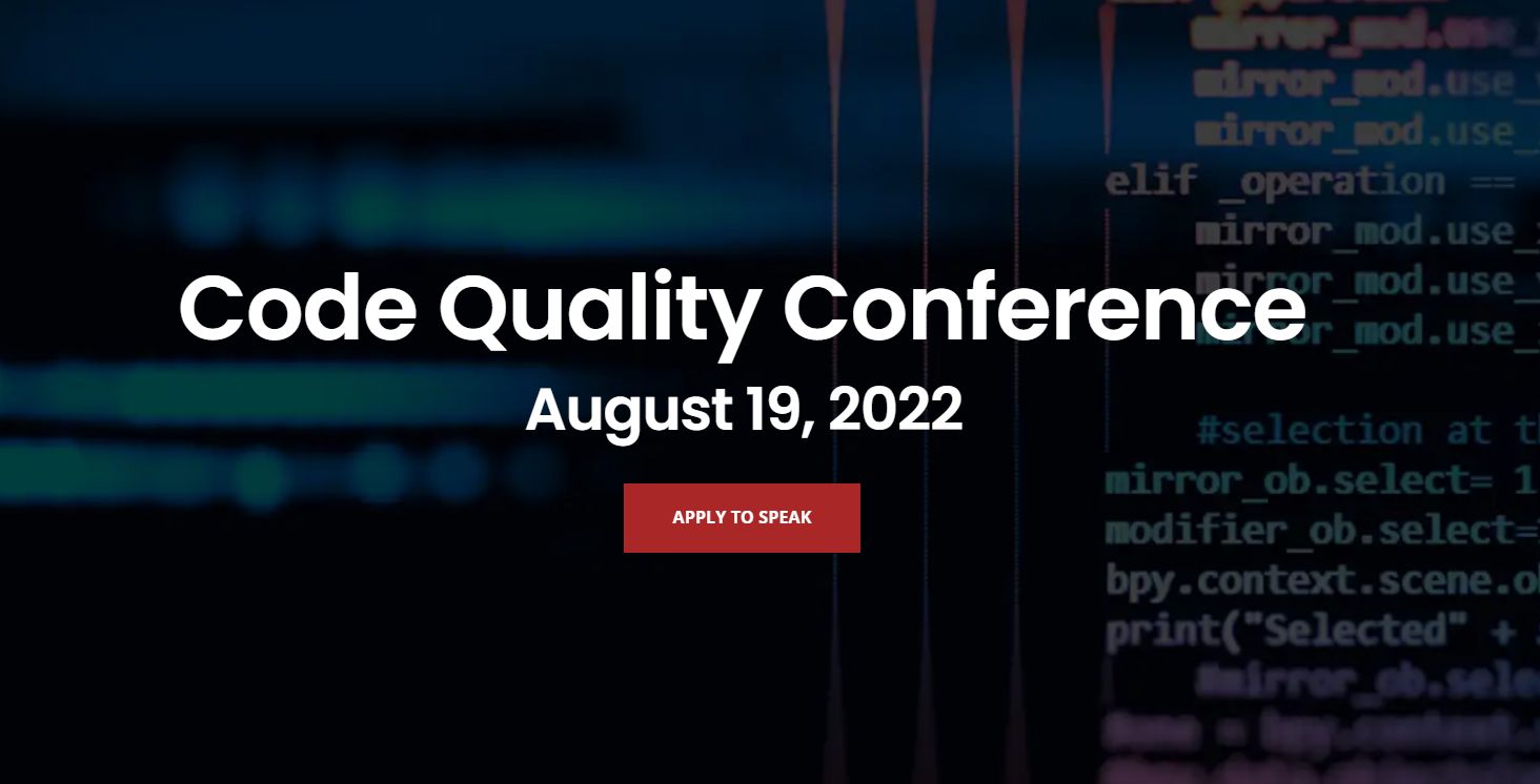 Code Quality Conference 2022