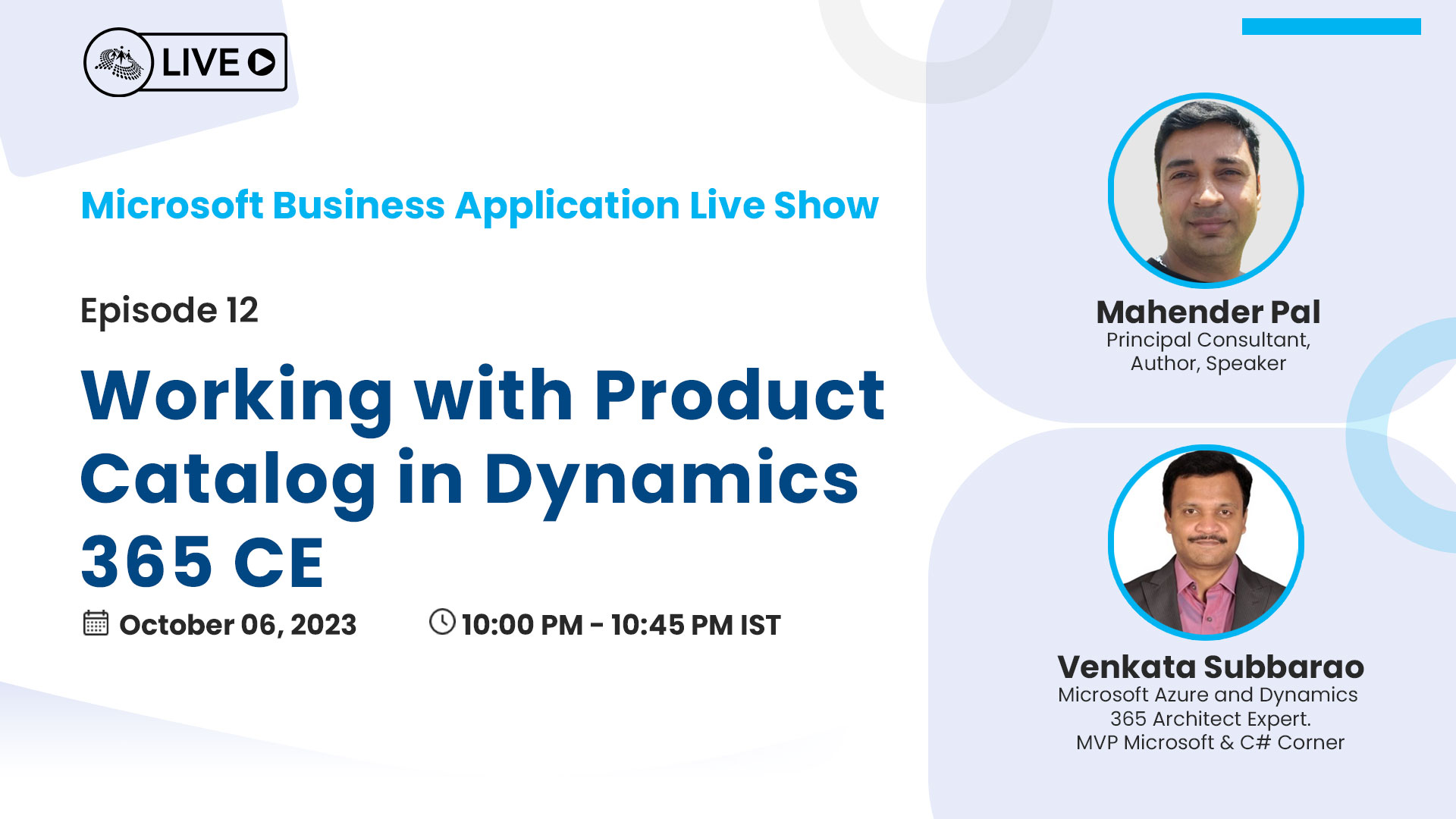 Working with Product Catalog in Dynamics 365 CE: Microsoft Business Applications Live Show - Ep.12