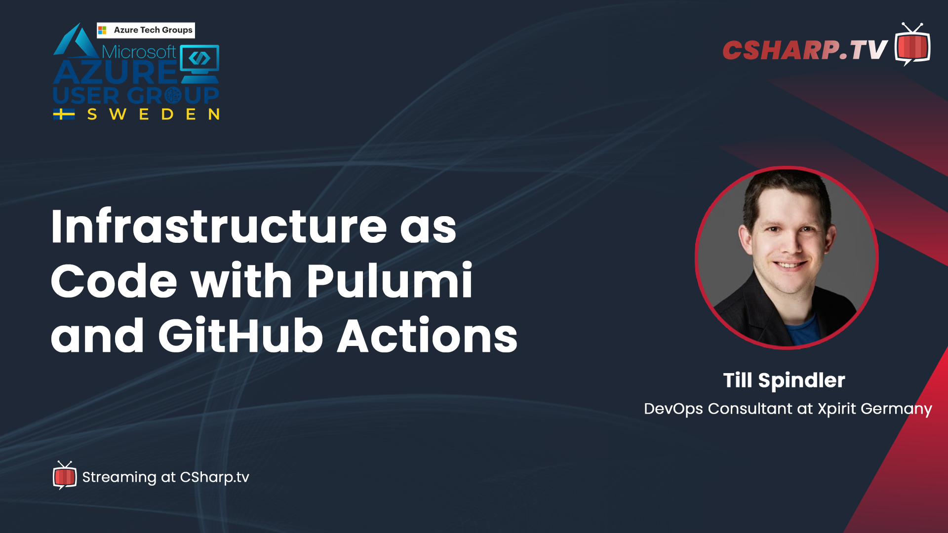 Azure User Group Sweden: Infrastructure as Code with Pulumi and GitHub Actions