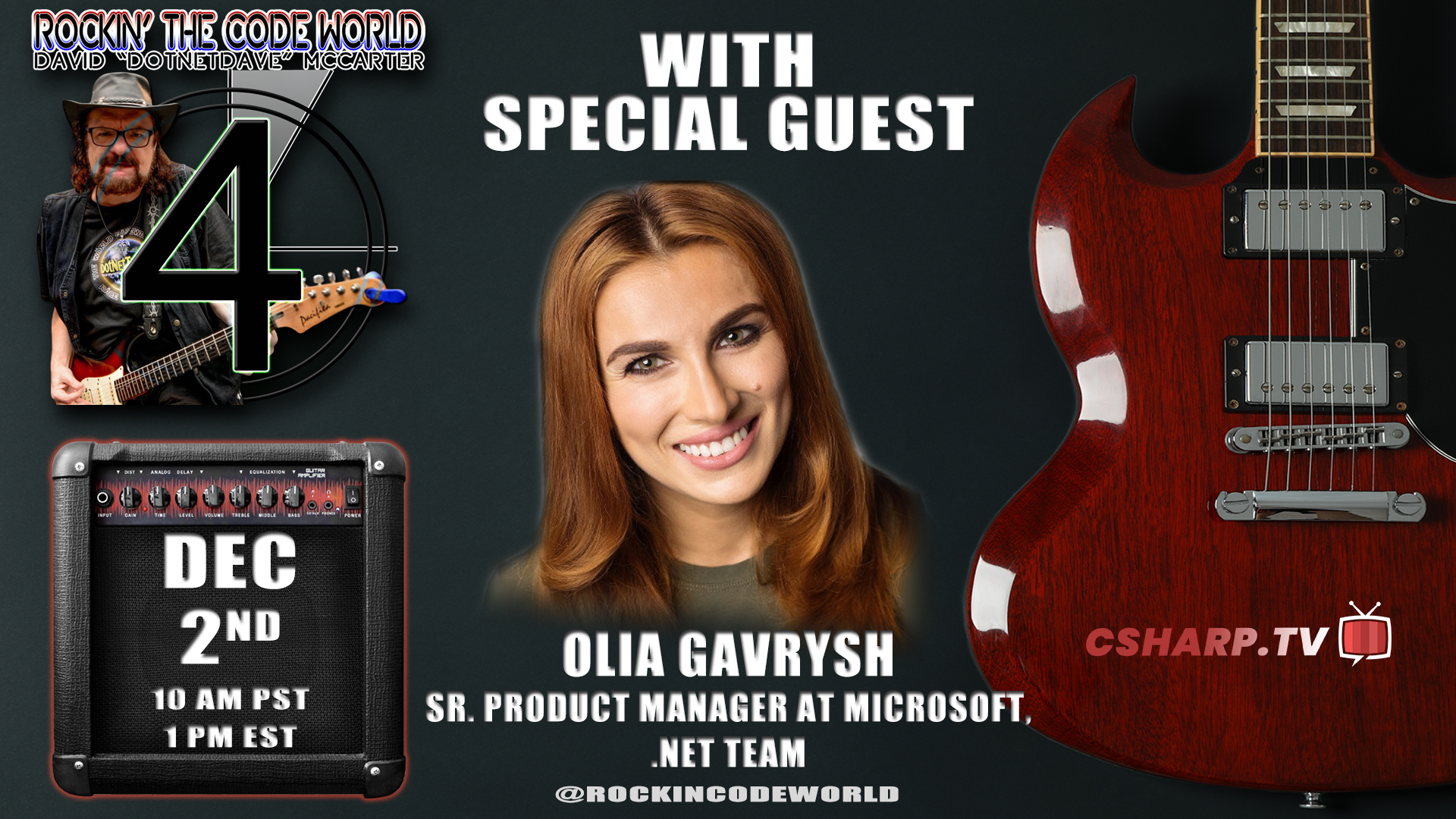 Rockin’ The Code World with dotNetDave ft. Olia Gavrysh - Ep. 92