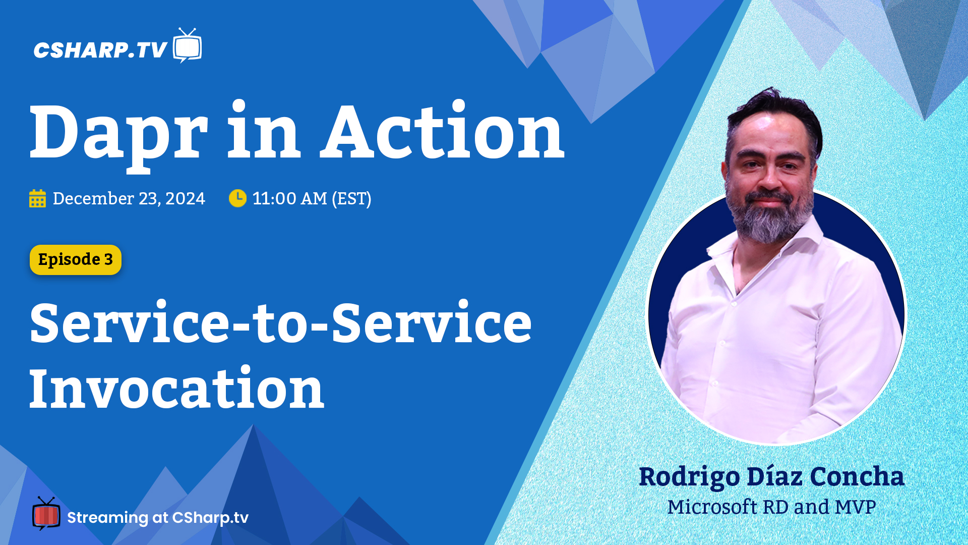 Service-to-Service Invocation: Dapr in Action - Ep.3