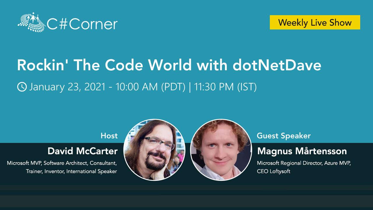 Rockin' The Code World with dotNetDave - Episode 13