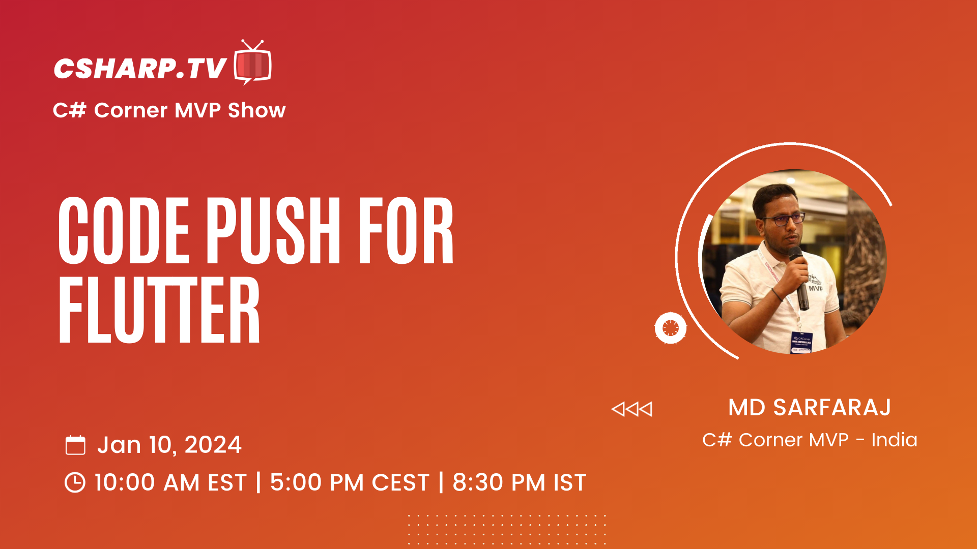 Code Push for Flutter - MVP Show ft. MD Sarfaraj