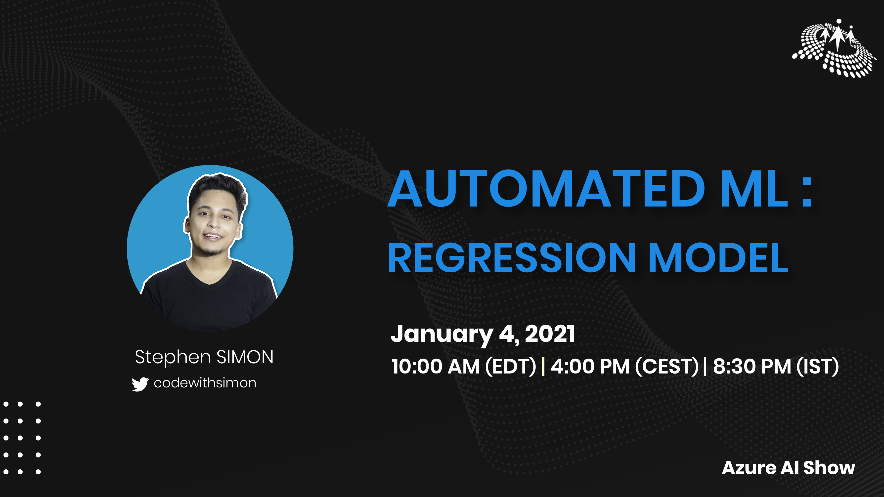 Regression Model with Automated ML - Azure AI Show