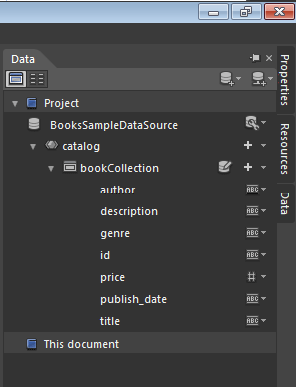 Import XML in Expression Blend