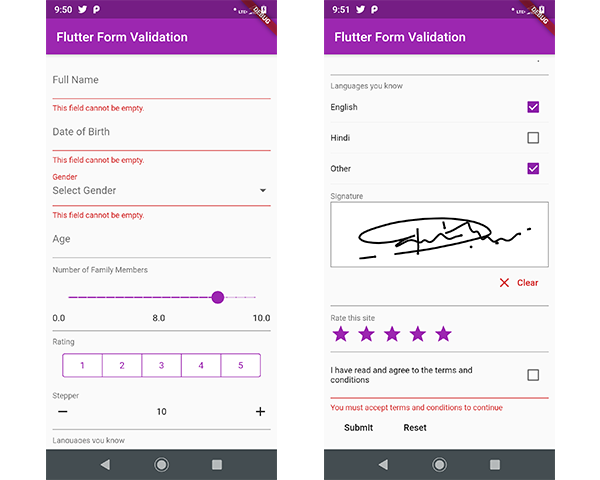 Form Validation In Flutter
