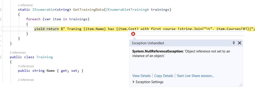 C# 8.0 ('Nullable Enable') To Avoid Null Reference Exception