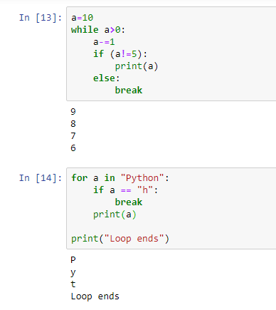 Python Flow Control Statements