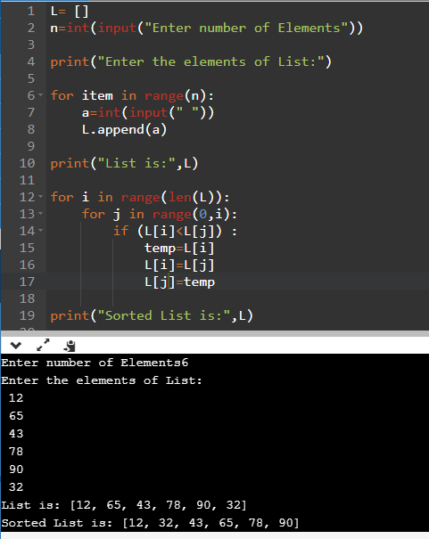 Selection, Insertion And Bubble Sort In Python