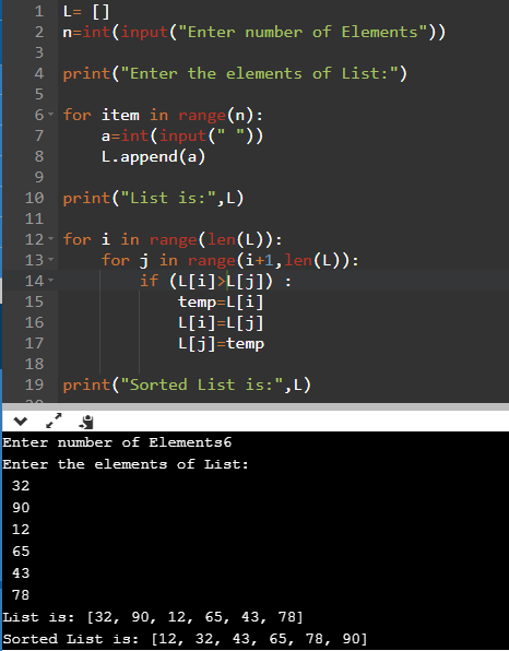 Selection, Insertion And Bubble Sort In Python