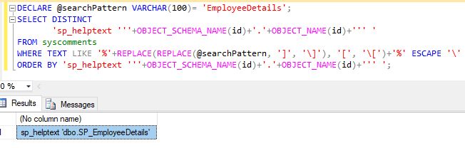 SQL Replace Statement