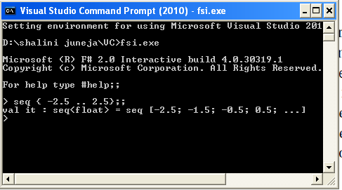 Data Type Range Expression