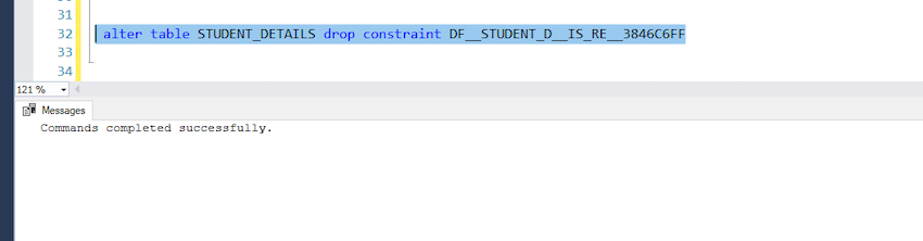 How To Delete A Column With Default Constraints In SQL Server